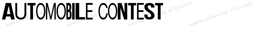 automobile contest字体转换